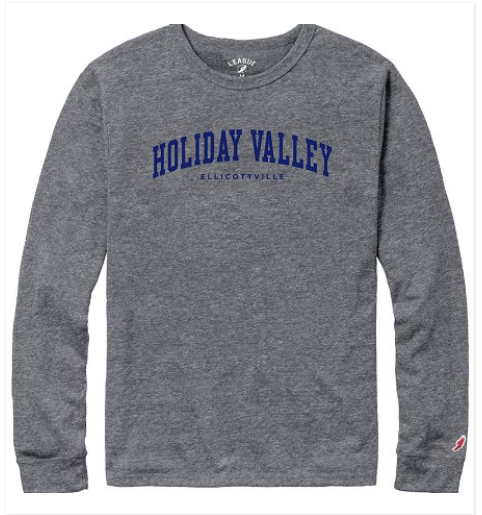 Holiday Valley Grey Long Sleeve T-Shirt