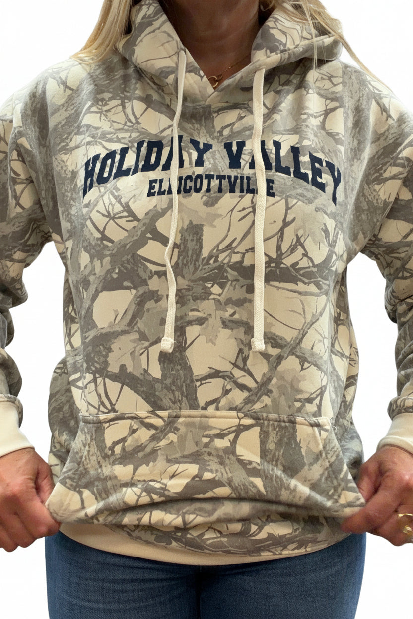Holiday Valley Camo Hoodie