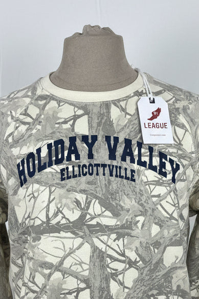 Holiday Valley Camo Crew Neck