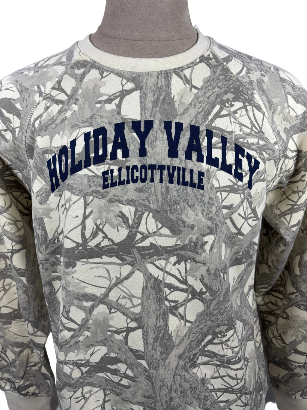 Holiday Valley Camo Crew Neck