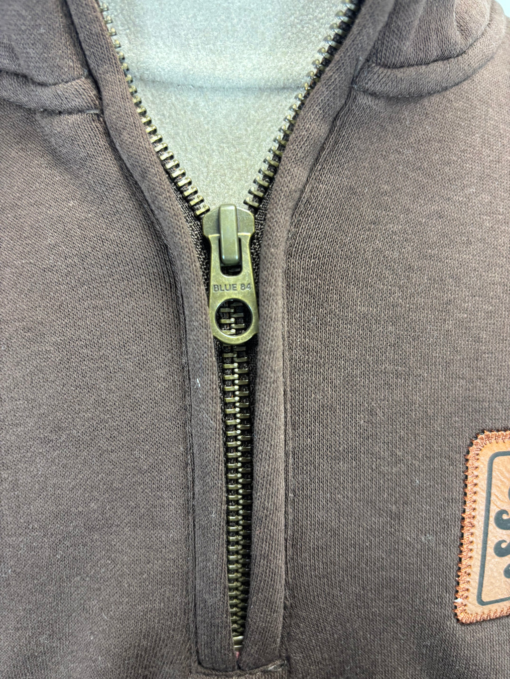 Brown Qtr zip patch-3