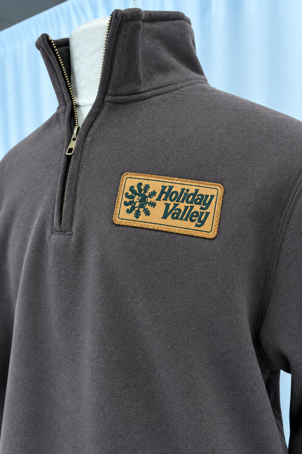 Brown Qtr zip patch-2