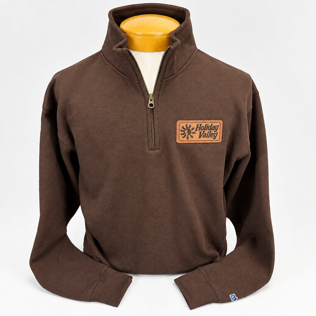 Brown Qtr zip patch-1