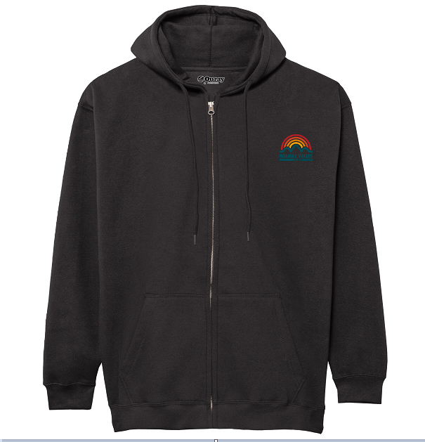 Black Zip-Up Hoodie